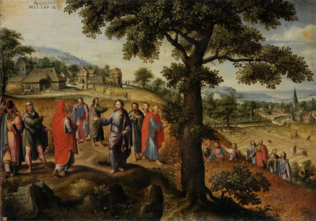 Christ defends the plucking of the ears of grain on the Sabbath (August)