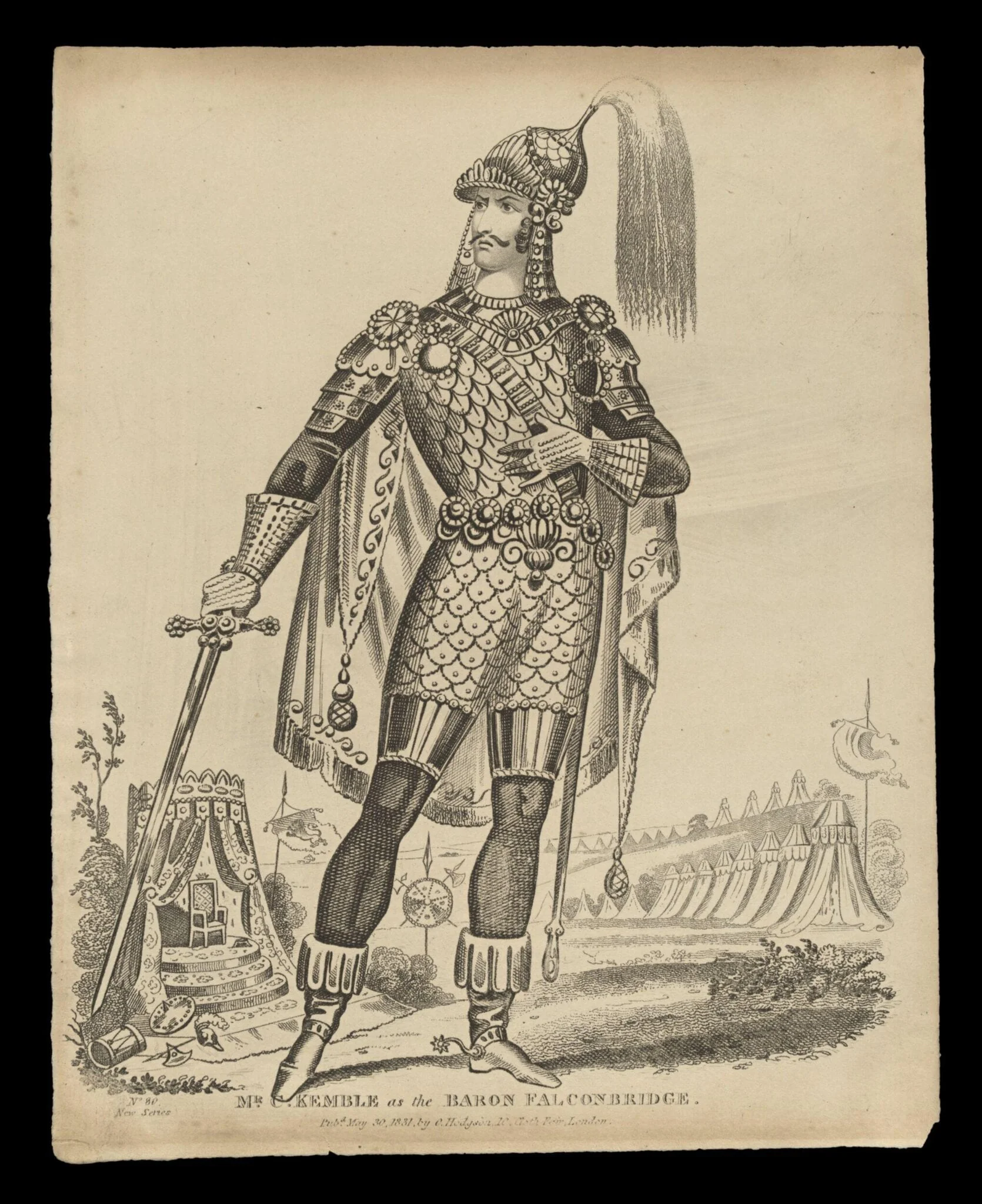 H Beard Print Collection, by O. Hodgson, 30
