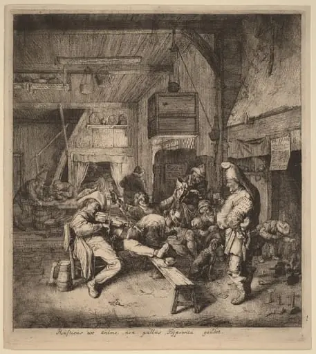 Violin Player Seated in a Tavern