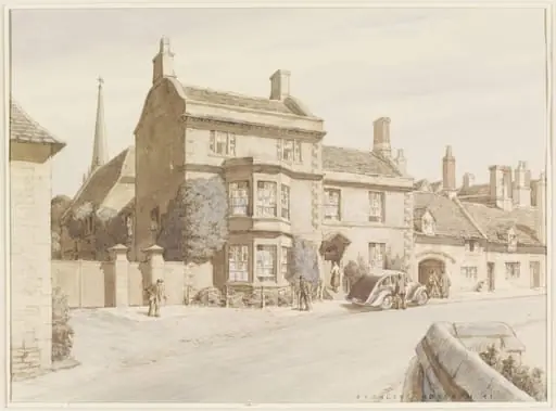 Houses by the Bridge at Burford