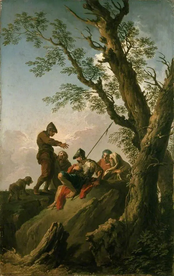 Landscape with Bandits and a Dog