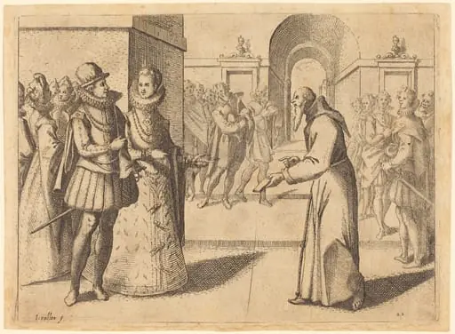 A Capucin bringing thanks of the King of Bavaria