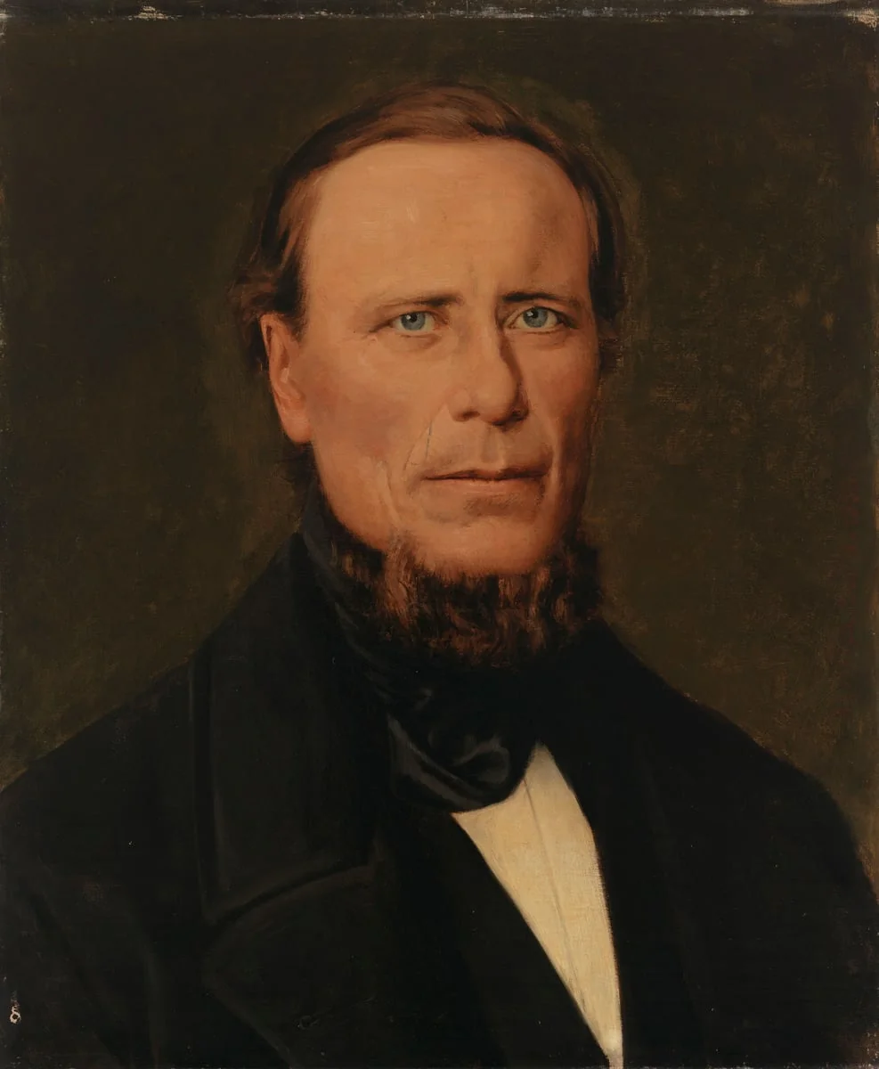 Miehen muotokuva, by Arvid Liljelund, unspecified