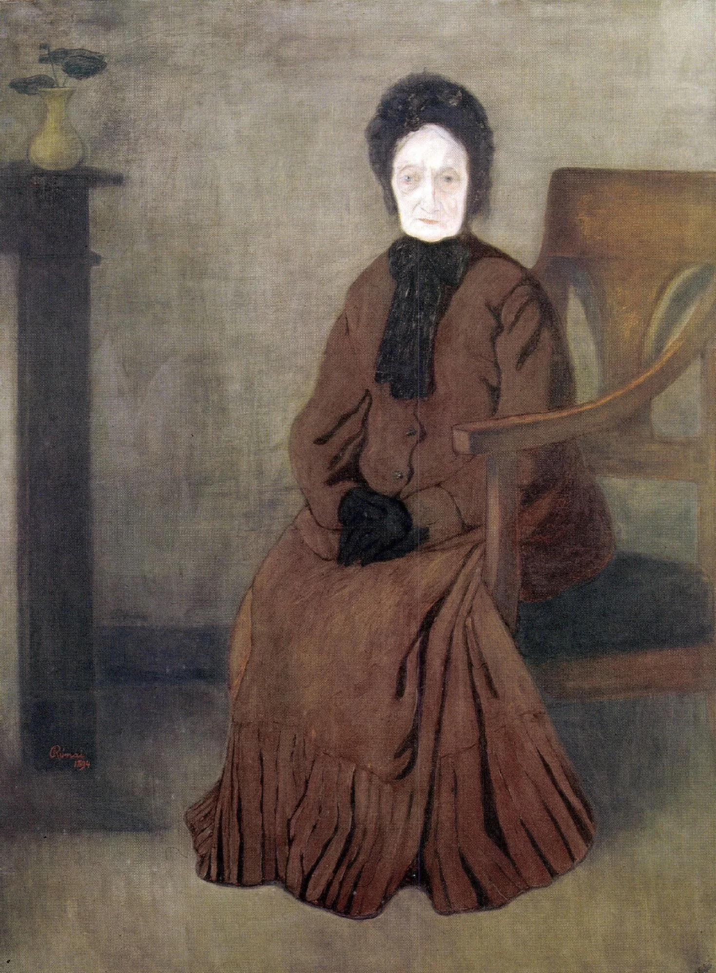 My Grandmother, by József Rippl-Rónai, oil, 1898