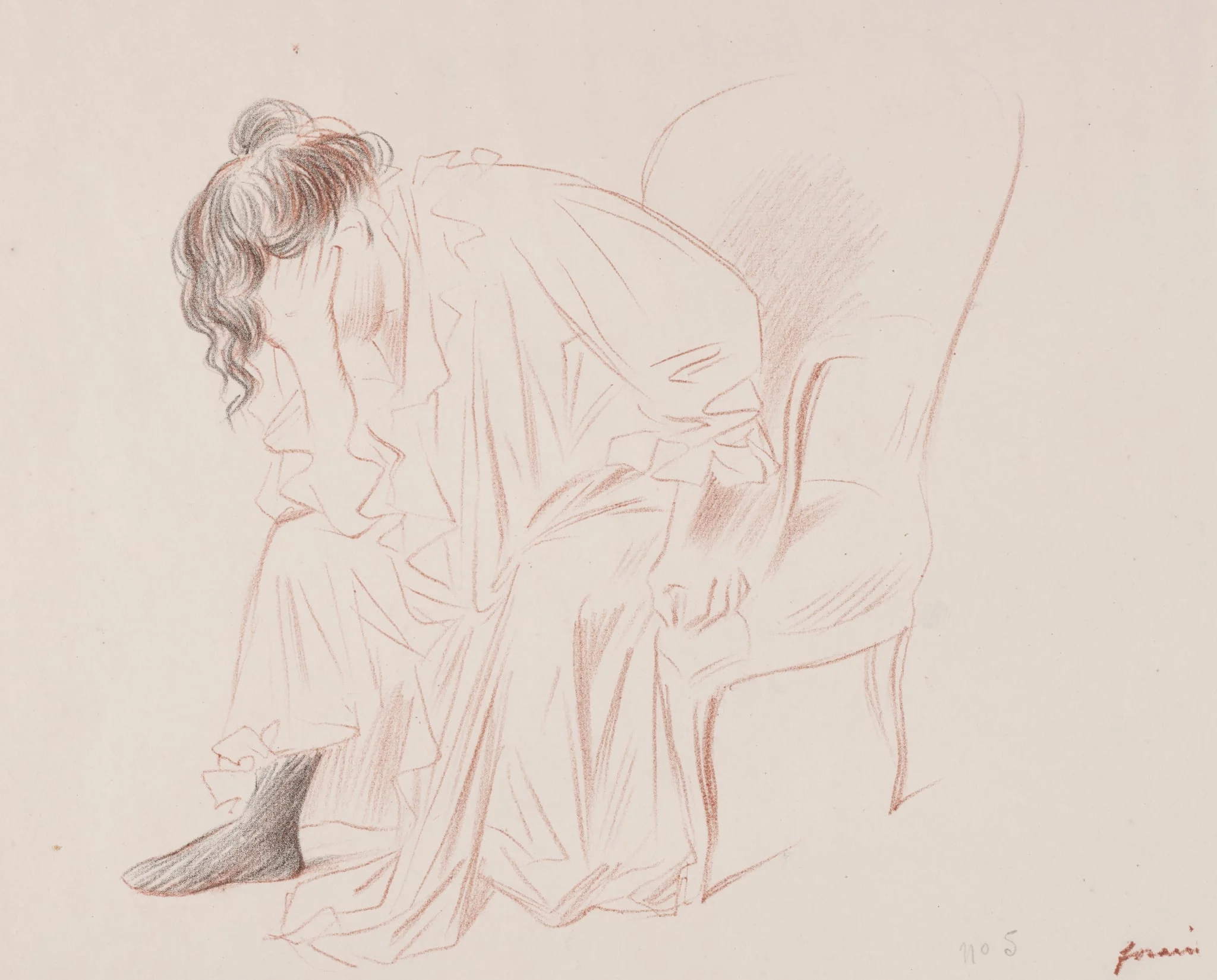 Woman Seated, by Jean-Louis Forain, 1867