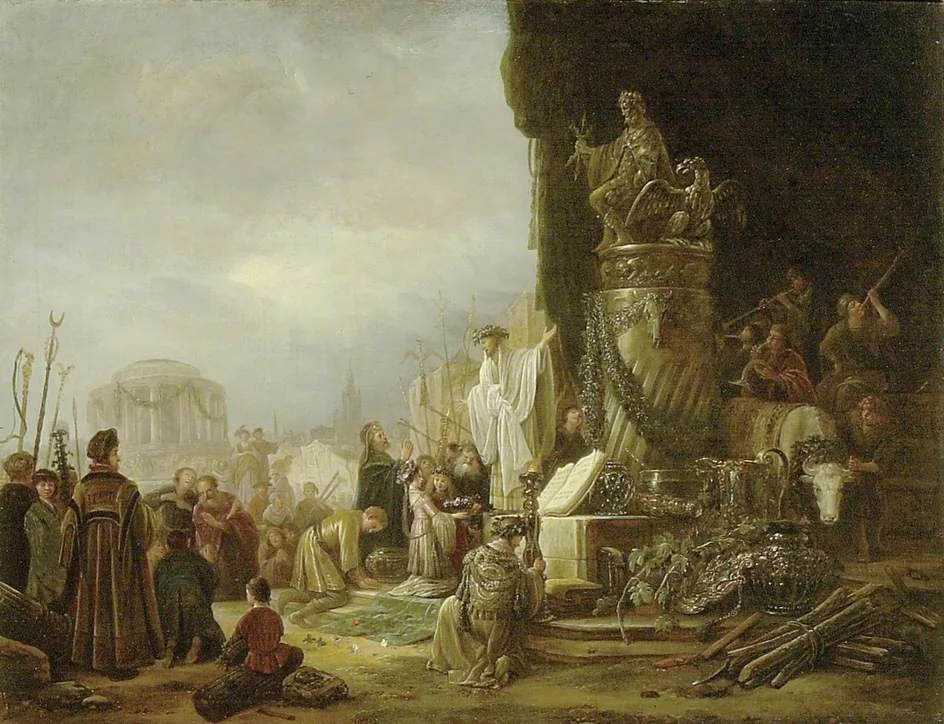 Paul and Barnabas at Lystra, by Jacob Willemsz de Wet, oil, 1652