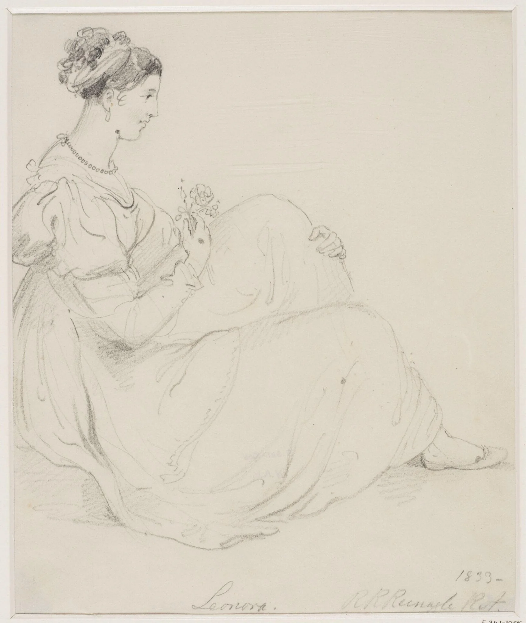 Leonora, by Ramsay Richard Reinagle, 1833