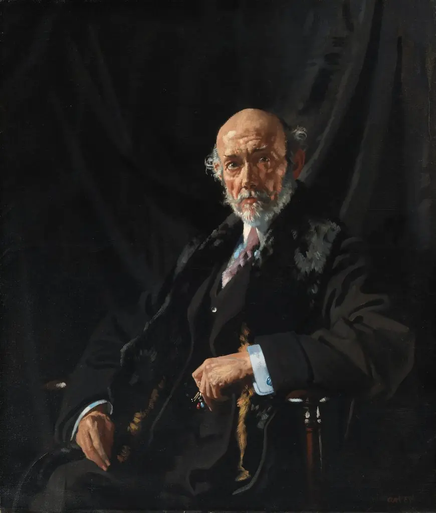 Portrait of Dr E.J. Dillon, War Correspondent and Publicist