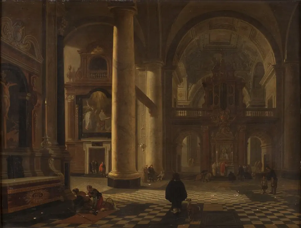 Interior of a Catholic Church