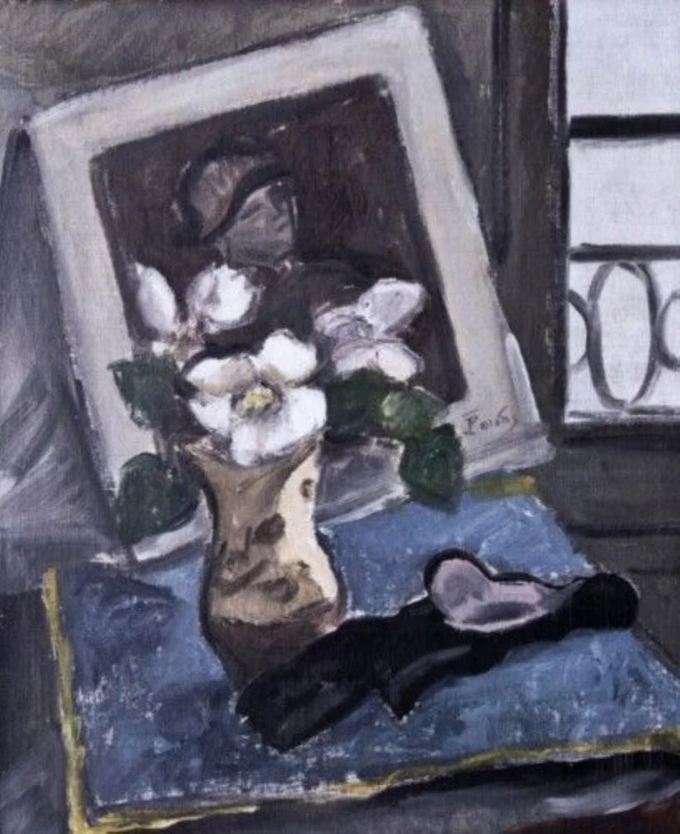 Natură statică cu mănușă neagră, by Theodor Pallady, unspecified, 1921