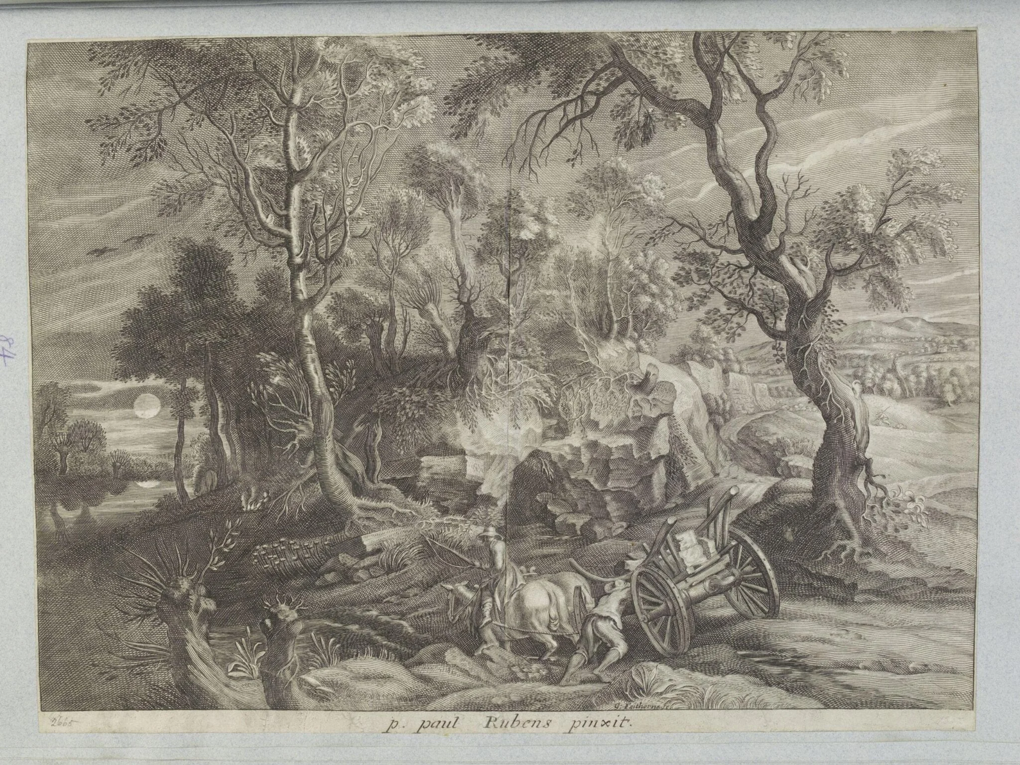 Untitled, by William Faithorne, 1650