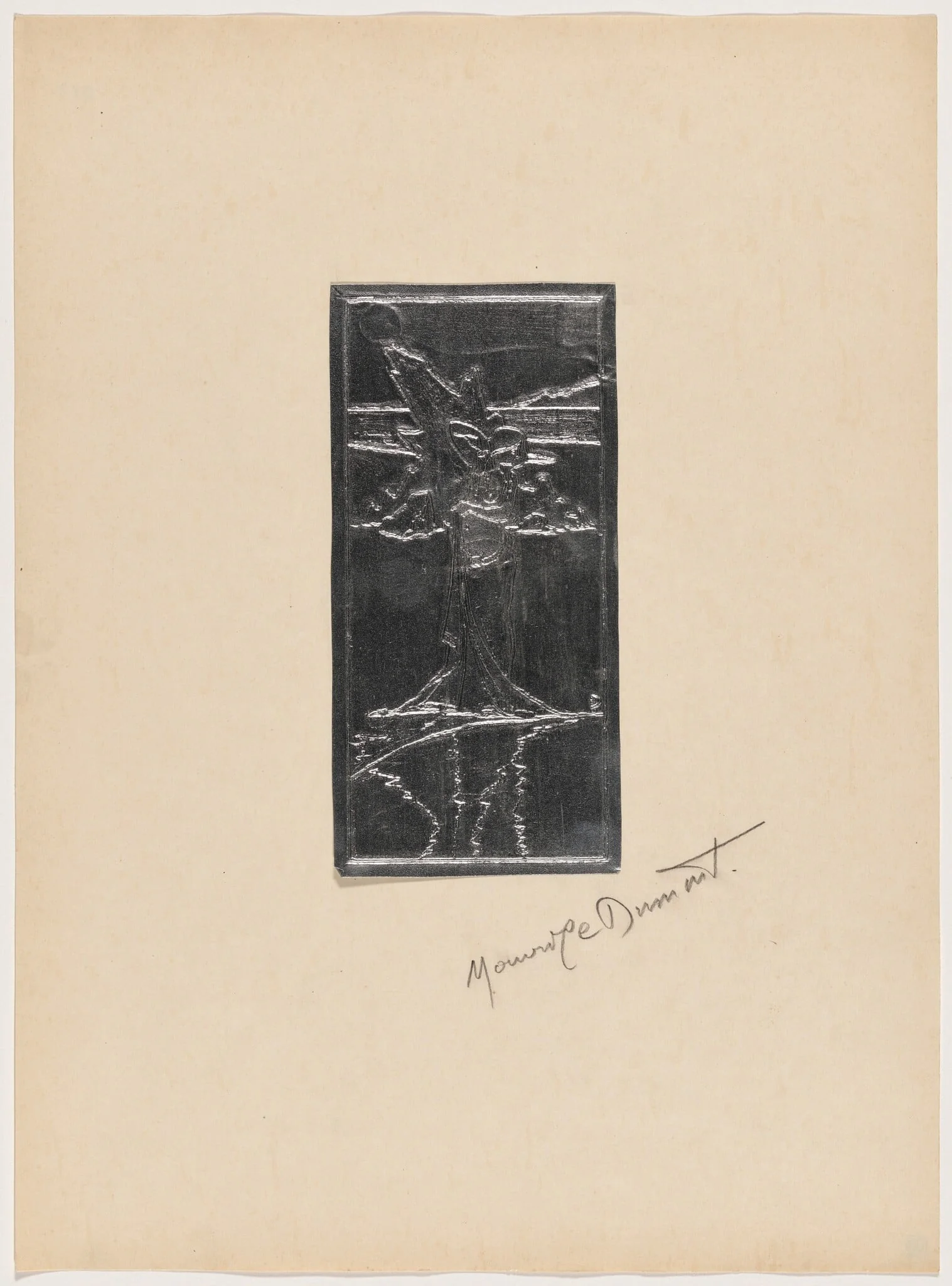 Image, by Maurice Dumont, ink, 1895