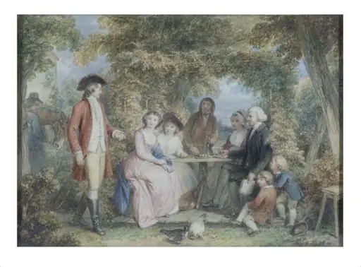 Young Thornhill introducing himself to the Primrose Family