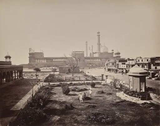 Delhi. View of North Side of the Jamma Musjid in Principal Mabonedau Place of Worship