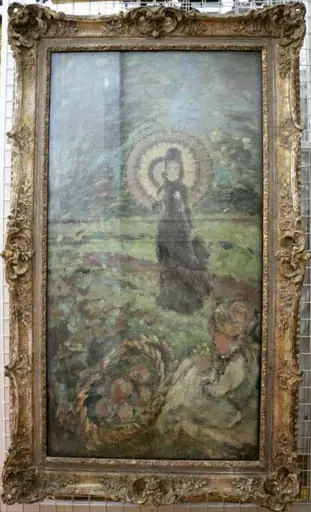 Stage property painting for <i>Letter from Paris</i> by Dodie Smith