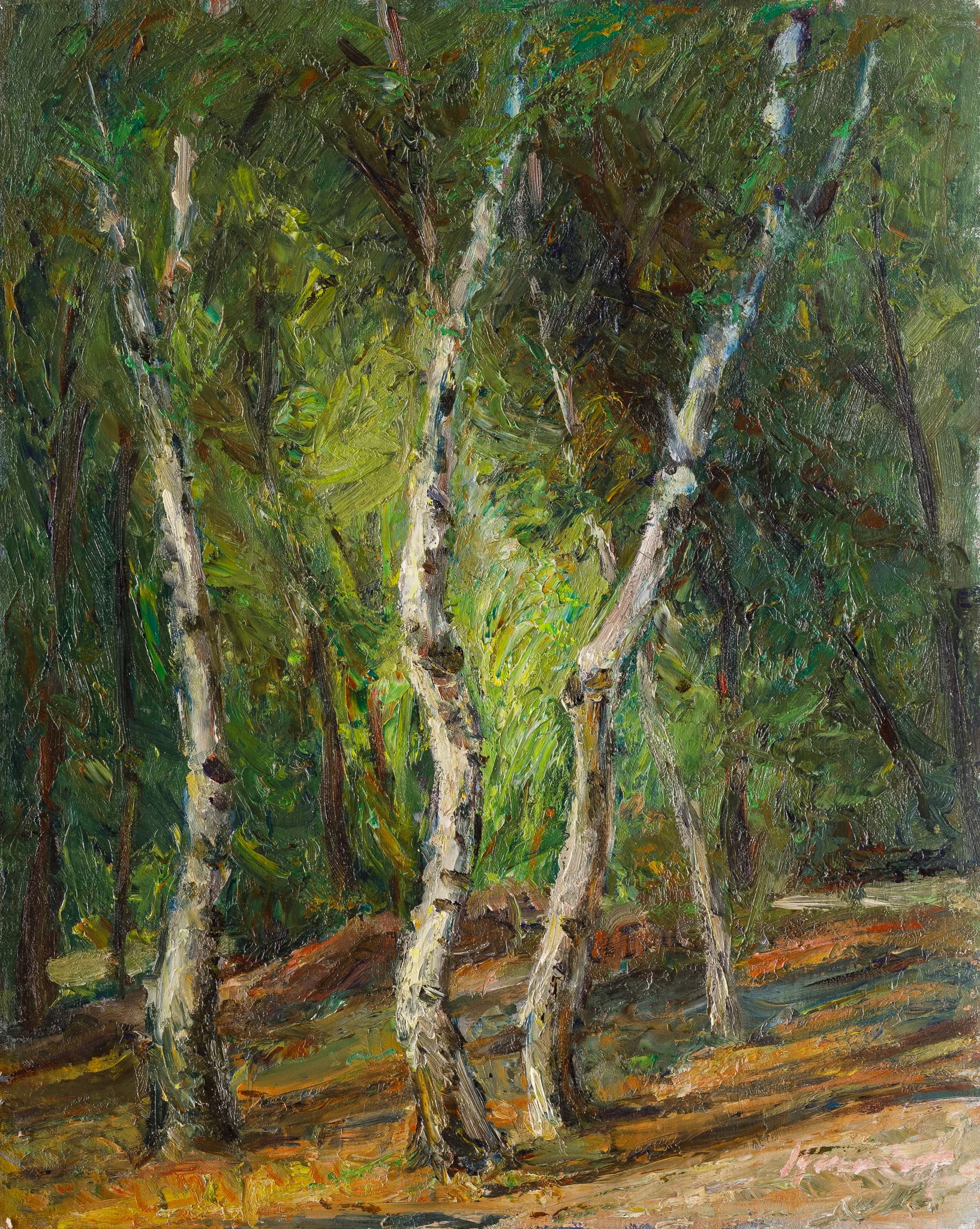 Pădure de mesteacăn, by Hrandt Avakian, unspecified, 1850