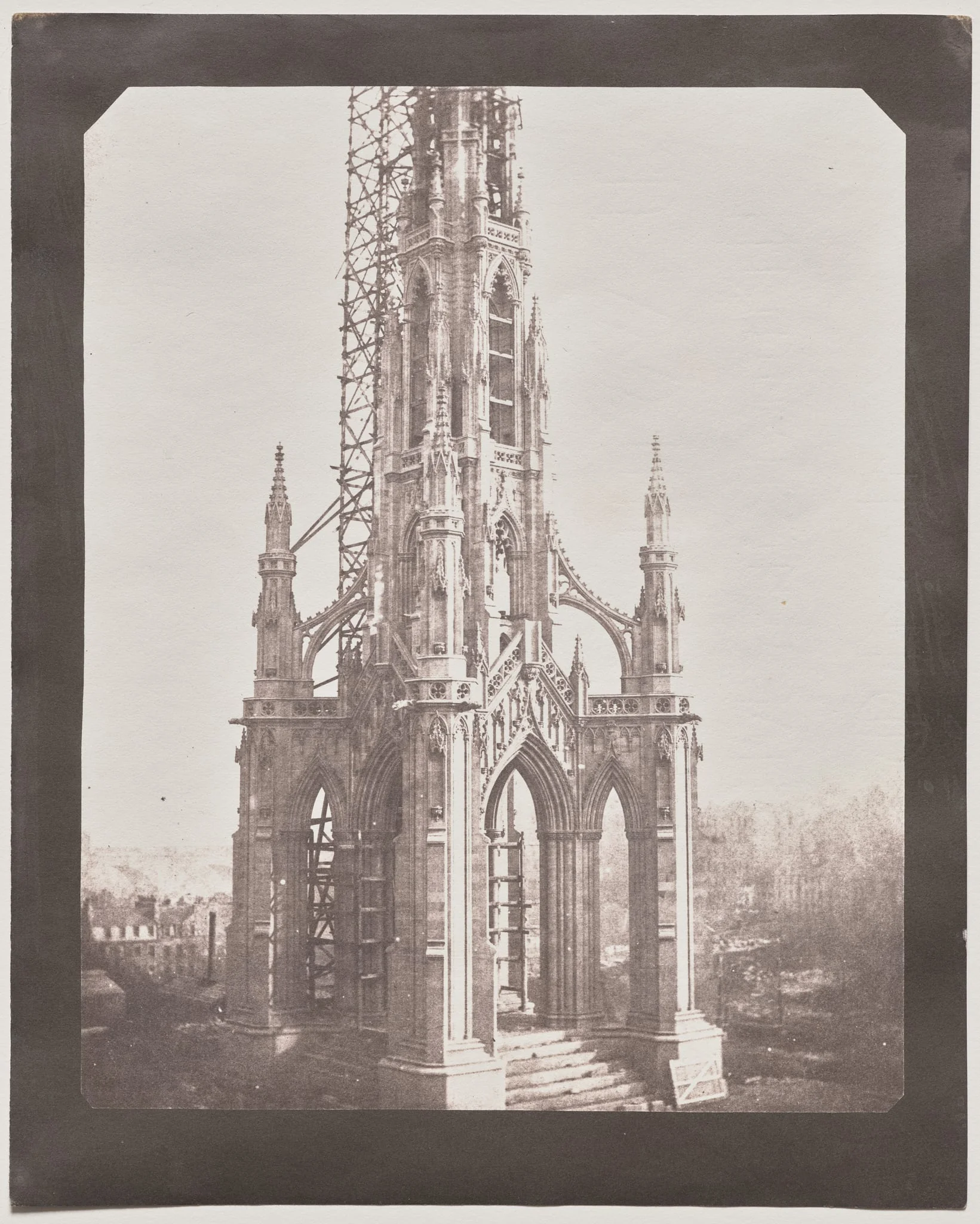 Sir Walter Scott's Monument, Edinburgh, by William Henry Fox Talbot, 1844