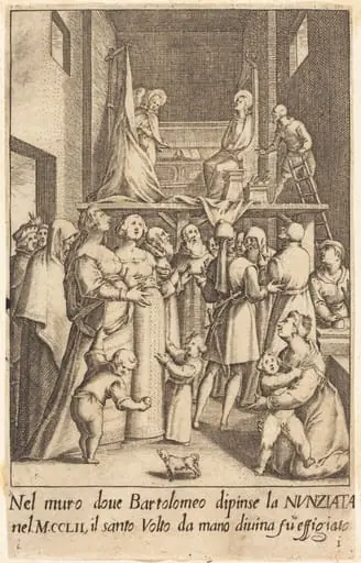 Painting of the Annunciation