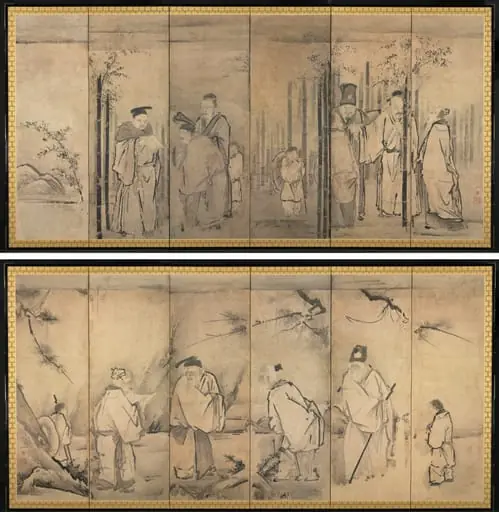 Seven Sages of the Bamboo Grove; Four Elders of Mt. Shang