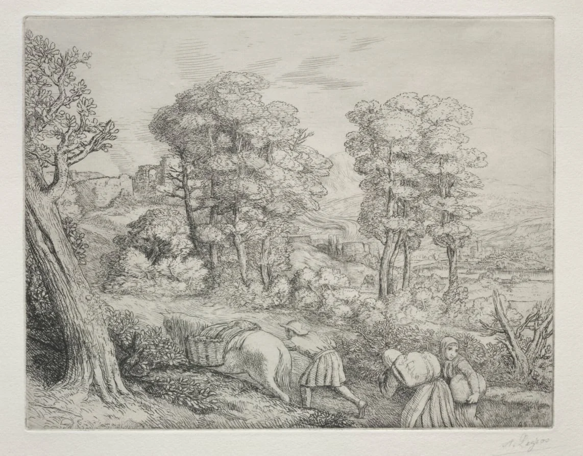 The Return to the Farm (Le Retour à la Ferme), by Alphonse Legros, 1884