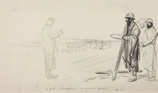 Au front de Champagne - Les dernieres prieres