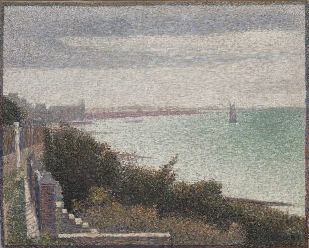 Untitled, by Georges Seurat, oil, 1888