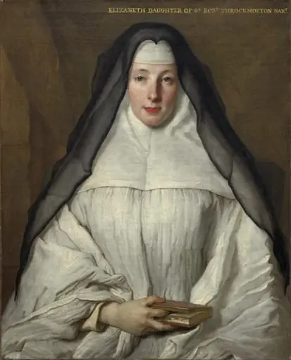 Elizabeth Throckmorton, Canoness of the Order of the Dames Augustines Anglaises