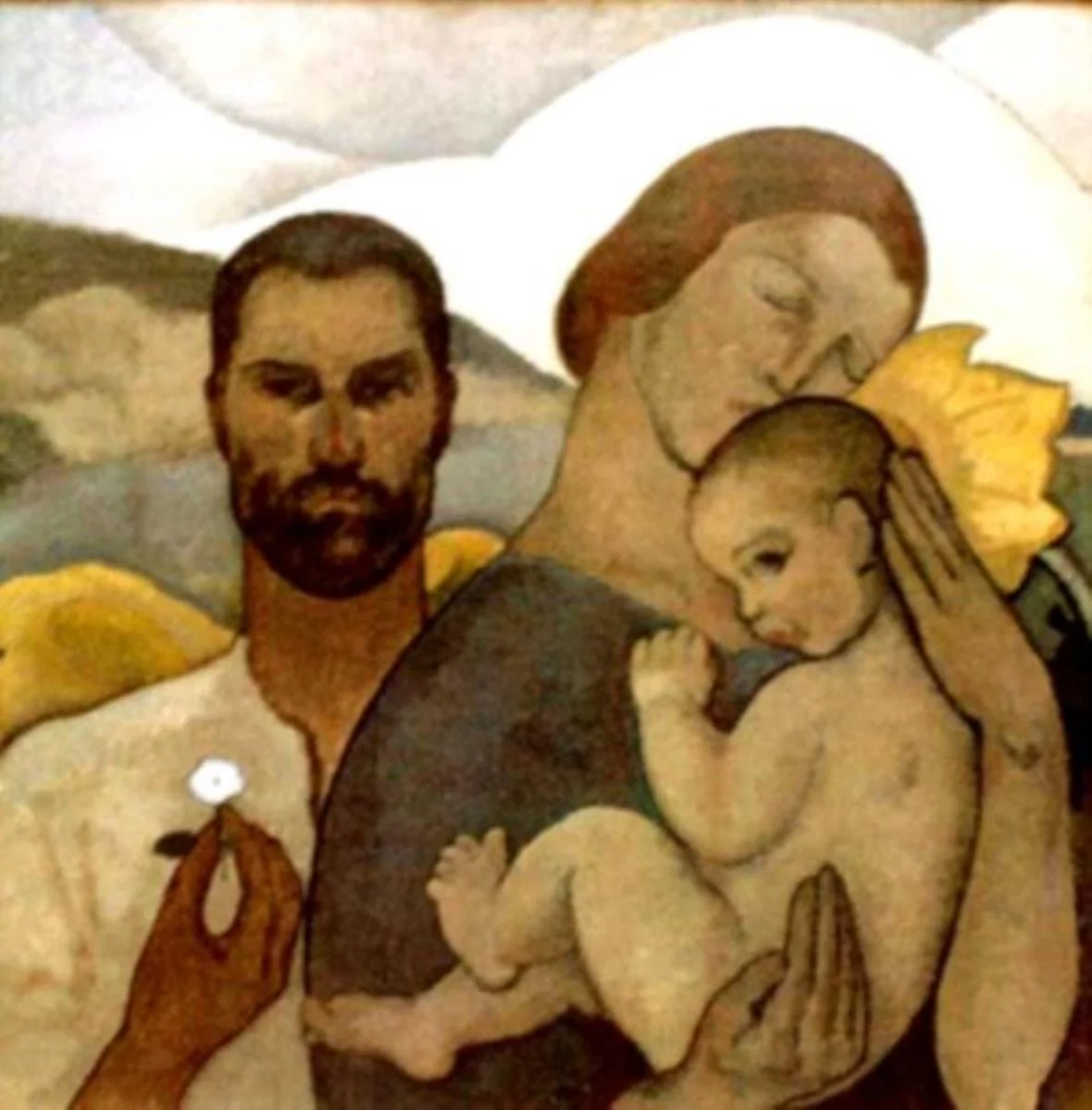 Triptic, by Sabin Popp, unspecified, 1925