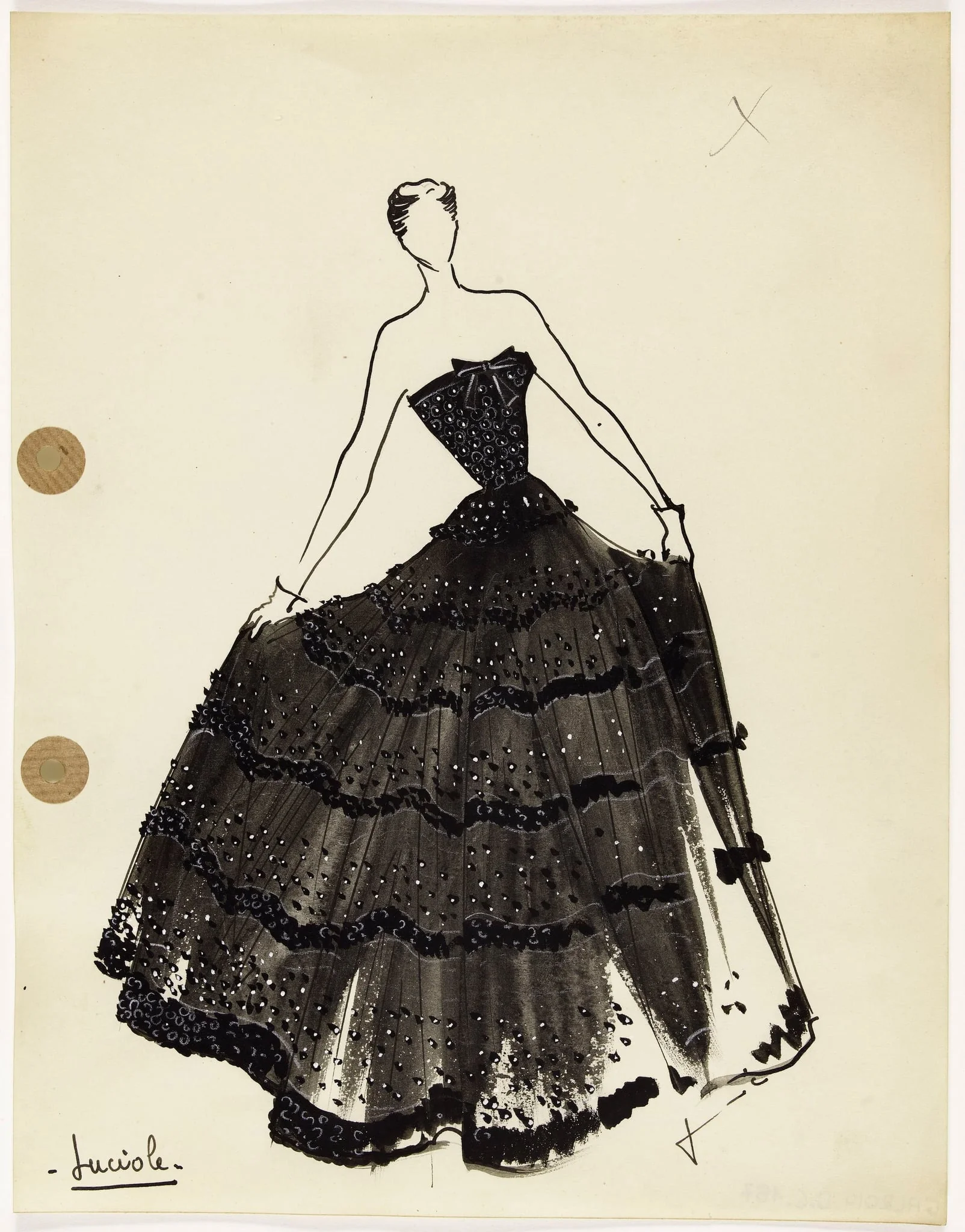 'Luciole', by Carven, 1949