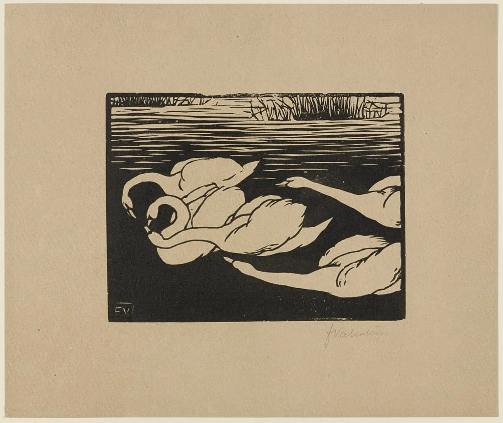 Untitled, by Félix Vallotton, ink, 1892