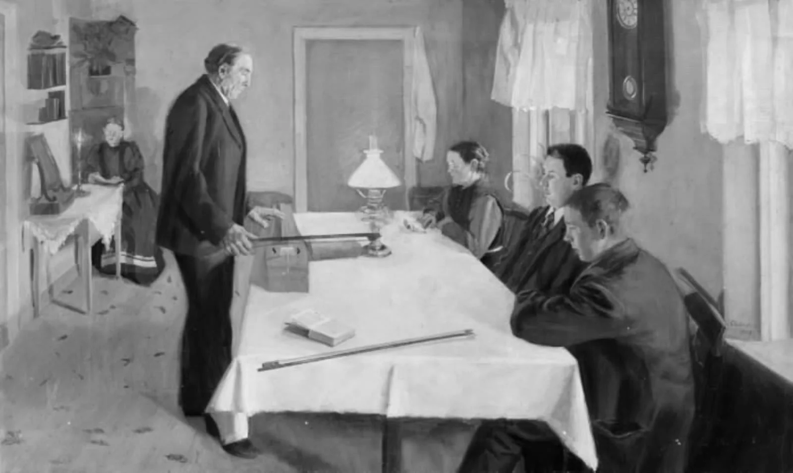 Christmas Morning, by Unknown, 1909