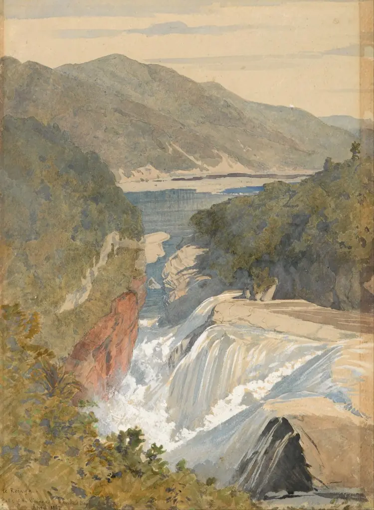Te Reinga, Falls of the Wairoa. Hawke's Bay