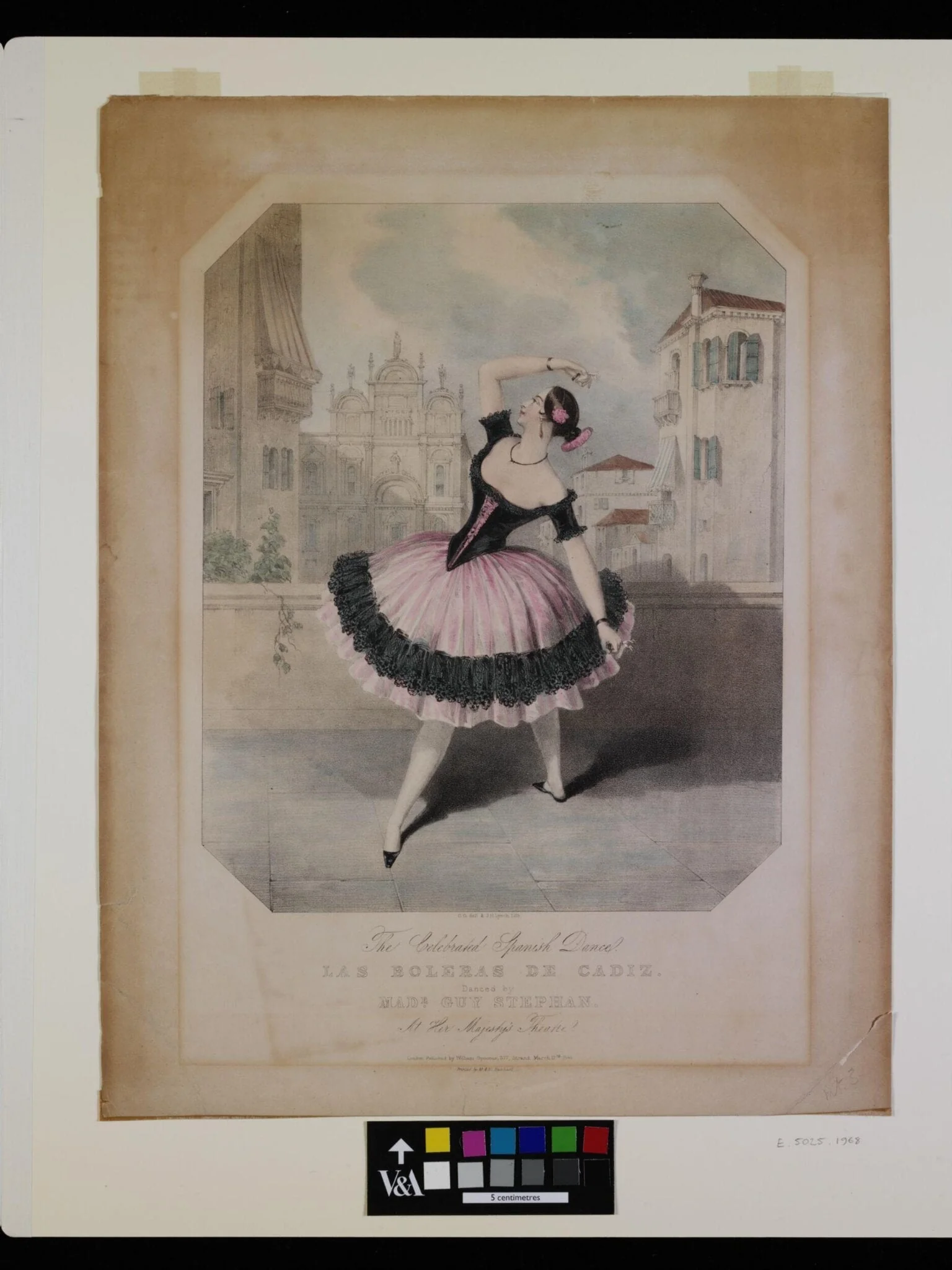 'The Celebrated Spanish Dance.