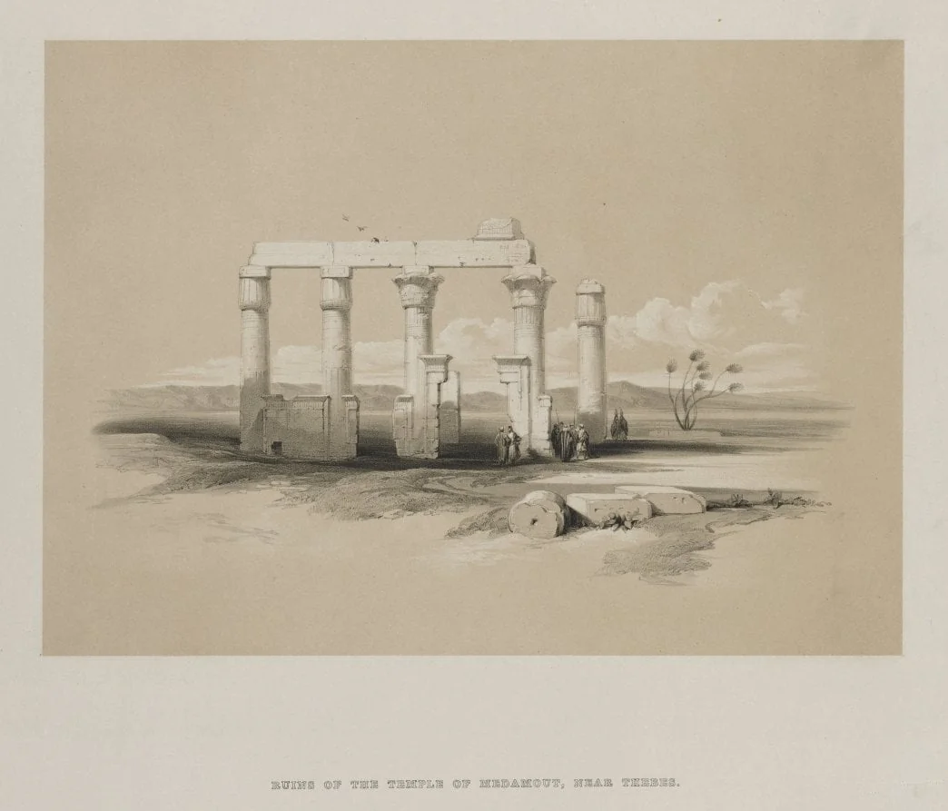 Egypt and Nubia, Volume II: Ruins of the Temple of Madamoud, at Thebes