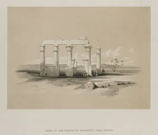 Egypt and Nubia, Volume II: Ruins of the Temple of Madamoud, at Thebes
