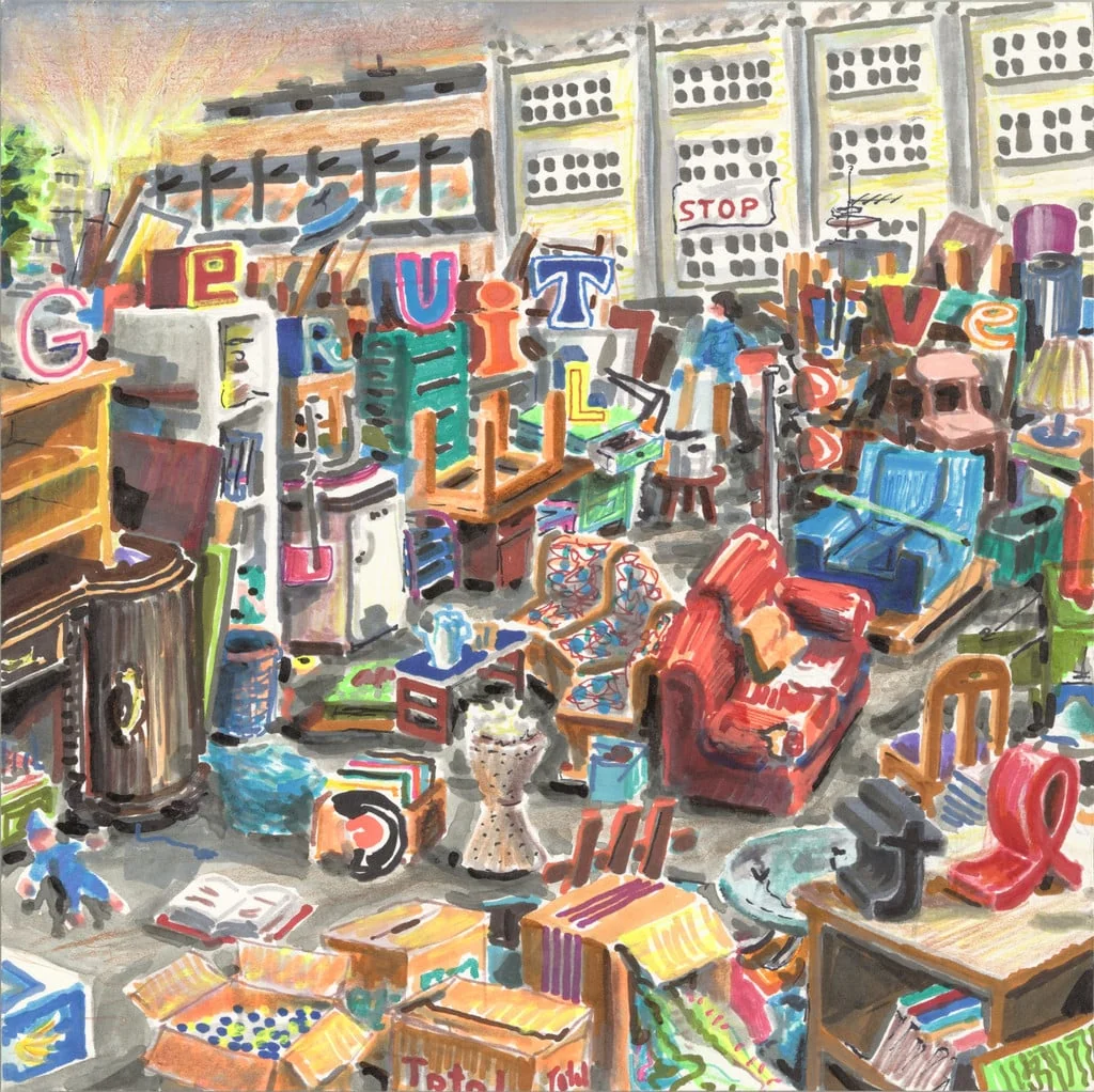 Untitled, by Andreas Siekmann, watercolor, 1998