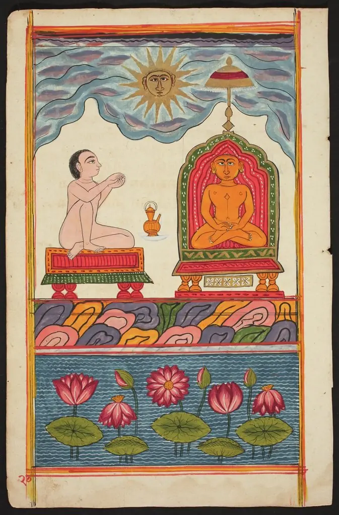 Folio from the Bhaktamara Stotra (“Hymn of the Immortal Devotee”)