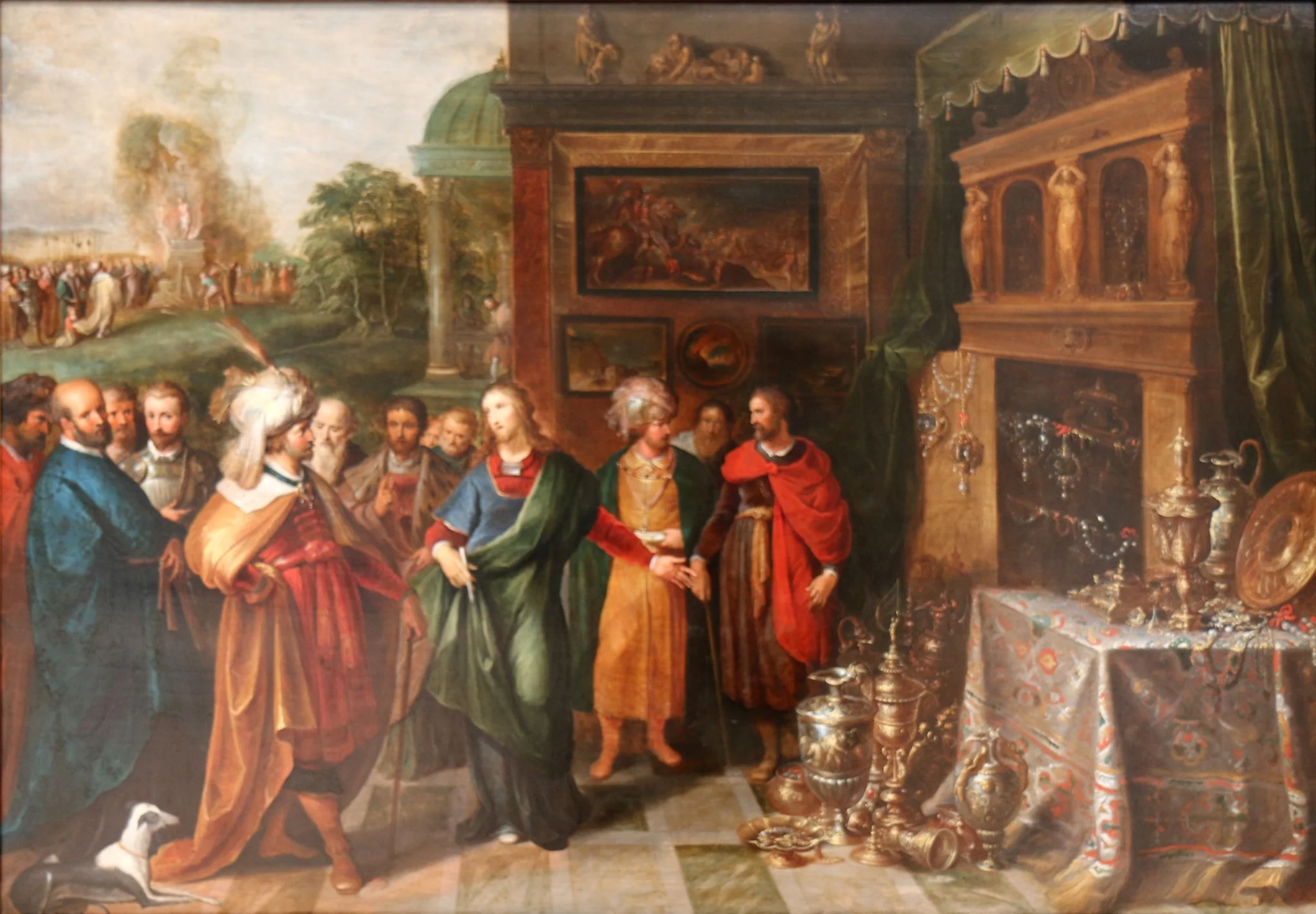 L'histoire de Crésus et de Solon, by Frans Francken the Younger, oil, 1621