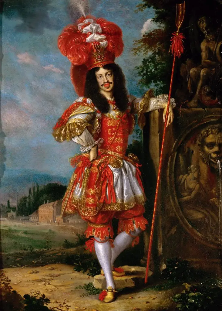 Leopold I as Acis in the play "La Galatea"