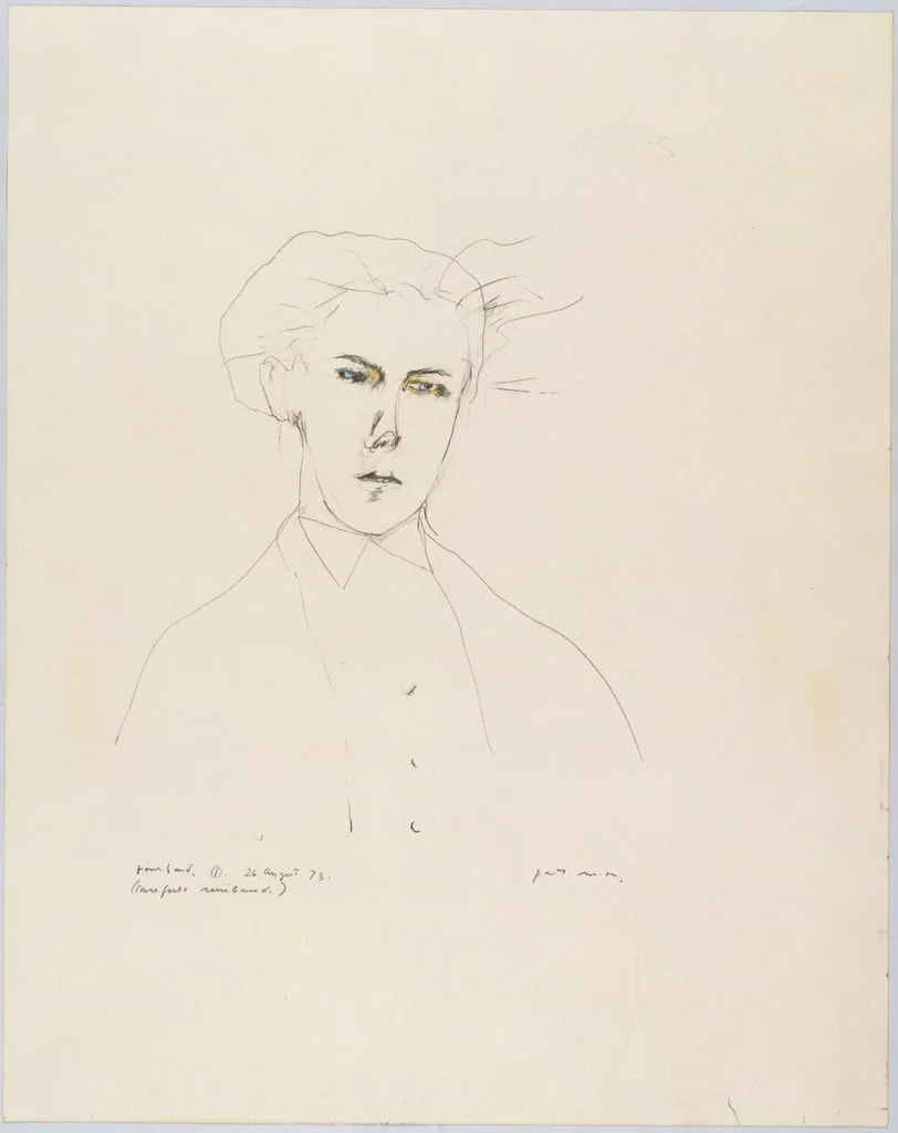 Untitled, by Patti Smith, graphite, 1973