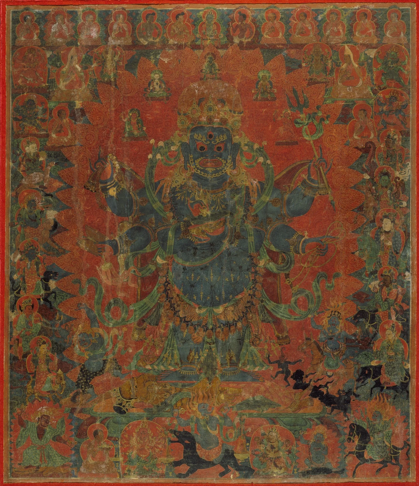 Mahakala and his Entourage