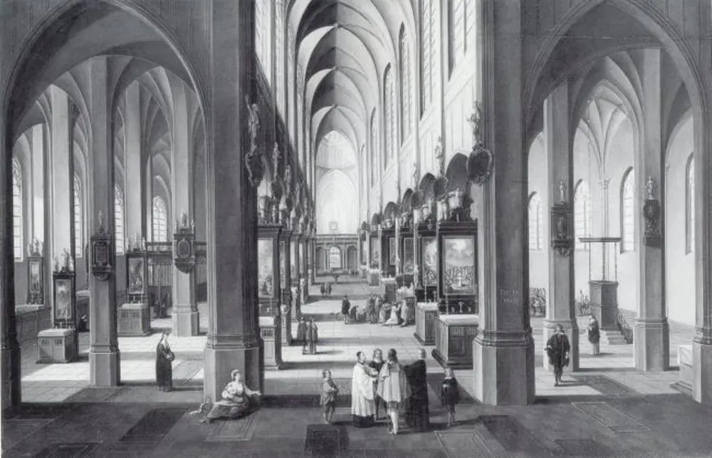 Interior of Antwerp Cathedral