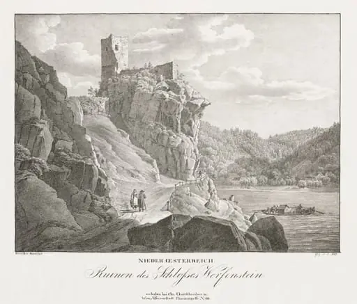 Nieder-oesterreich, Ruinen des Schlosses Werfenstein