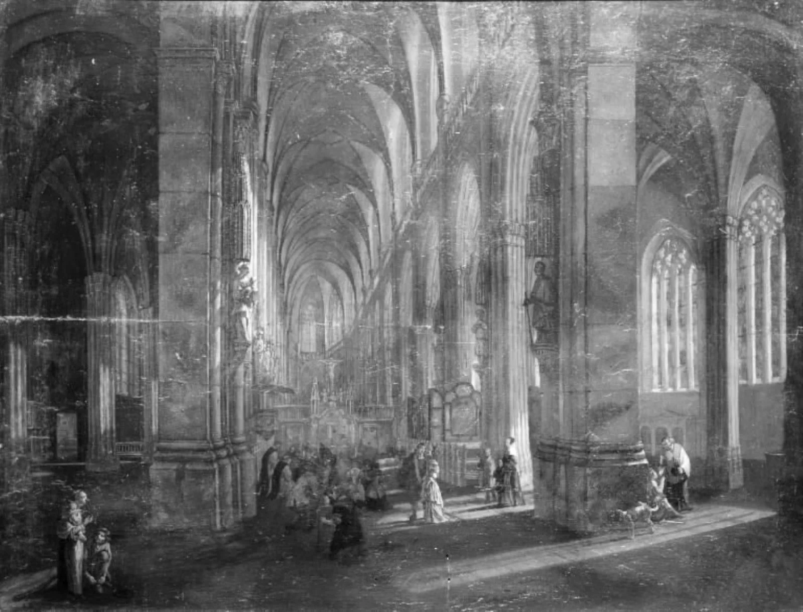 Interior of a Gothic Church