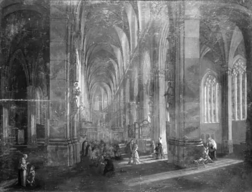 Interior of a Gothic Church