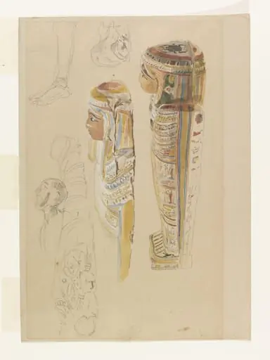 Studies of Mummy cases and Mummies