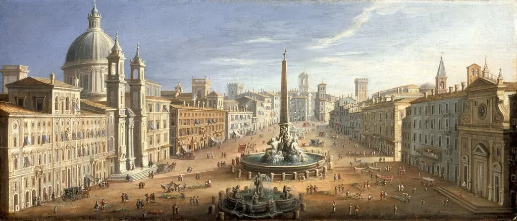A View of the Piazza Navona, Rome