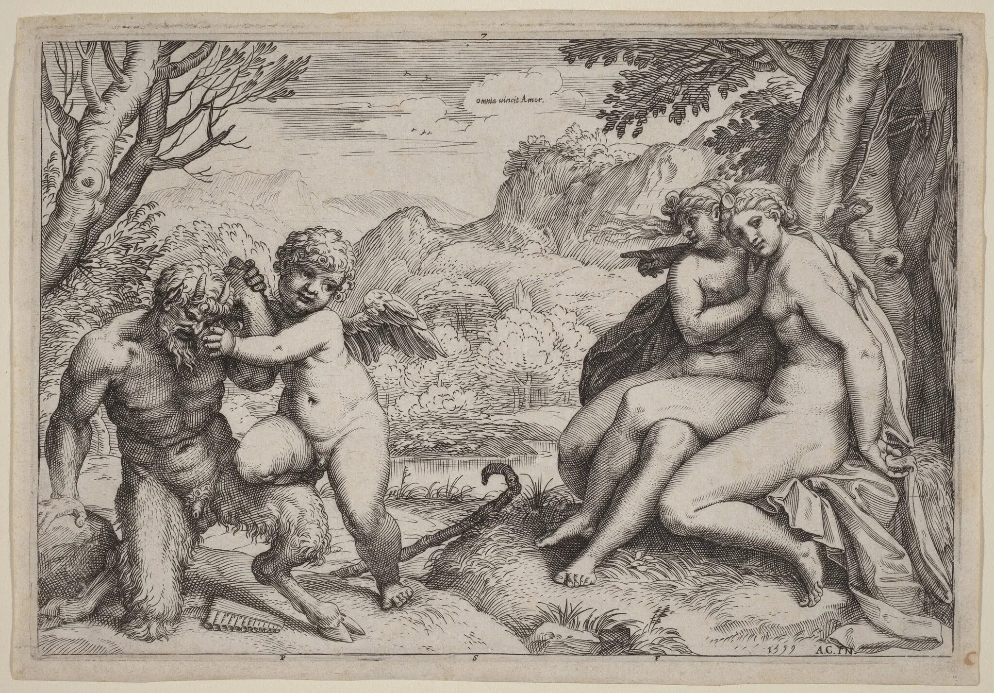 Pan Taming Eros