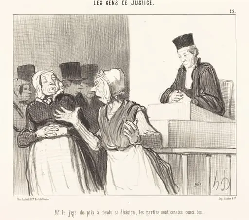 Mr. le Juge de paix a rendu sa décision...
