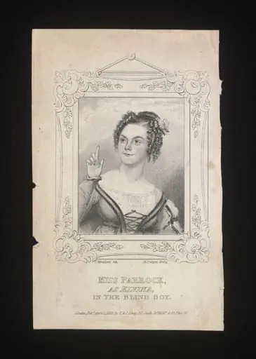 Miss Parrock, as Elvina, in the Blind Boy